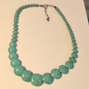 Jay King Aqua Beaded Necklace